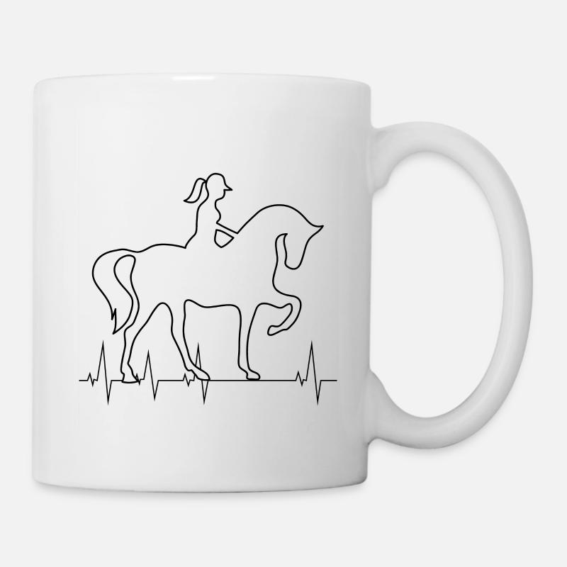 Cavalière - Mug blanc - blanc