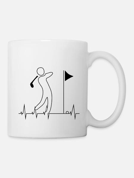 Golfeurs - Mug blanc - blanc