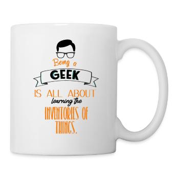 Be a geek - Mug - white - Right