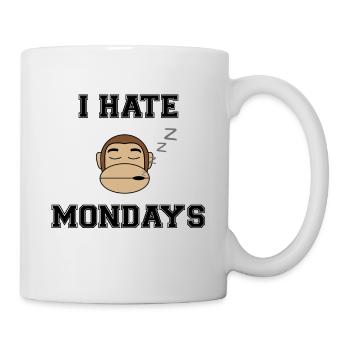 Ich Hasse Montage Bürohumor I Hate Mondays - Tasse - Weiß - Rechts