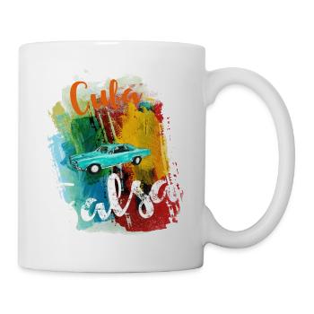 Cuba Salsa Havana vintage T-shirt - Mug - white - Right