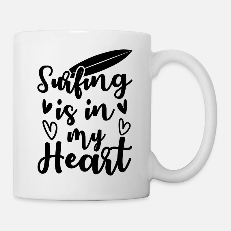 Surfing - Tasse - Weiß