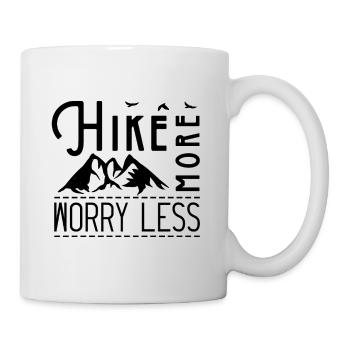 Hike More Worry Less - Mug - white - Right