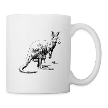 kangaroo - Mug - white - Right