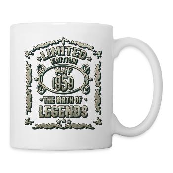 May 1959 Funny present for 60th birthday - Mug - white - Right