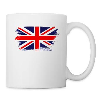 Great Britain - England - country flag - Shirt - Tasse - Weiß - Rechts
