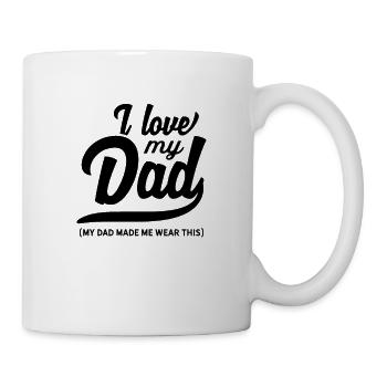 Fête des pères Fête des Pères Fête des Pères - Mug blanc - blanc - Droite