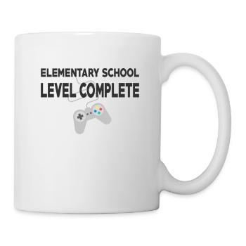 Elementary School Done - Level Complete! - Mug - white - Right