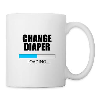Change Diaper Loading - Mug - white - Right