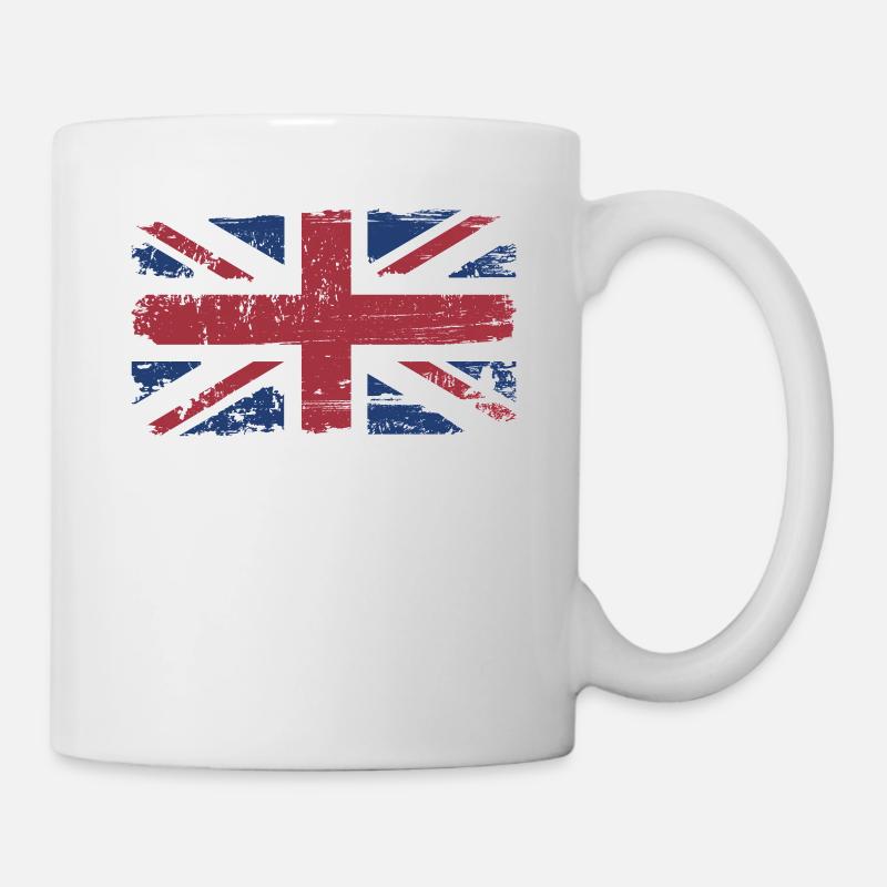 Großbritannien Flagge - Tasse - Weiß