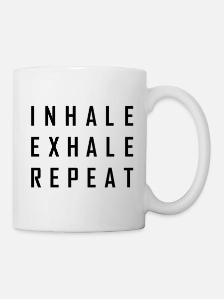Yoga - Tasse - Weiß