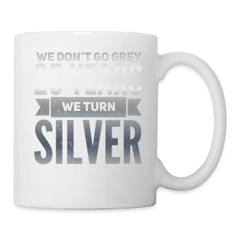 Silver wedding Silver wedding 25 years gift - Mug - white - Right