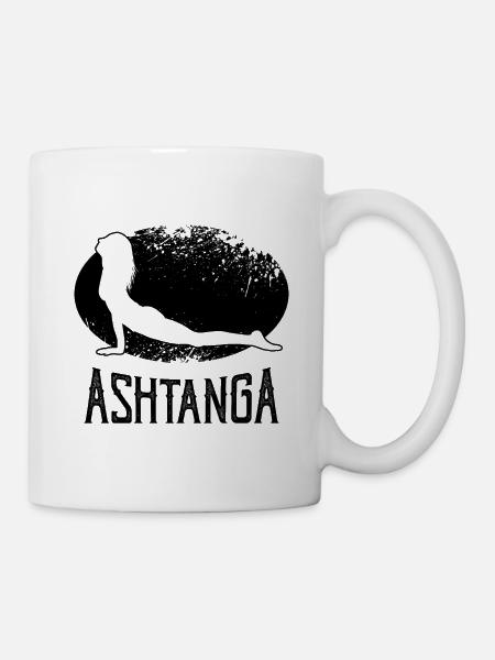 Ashtanga Yoga - Tasse - Weiß