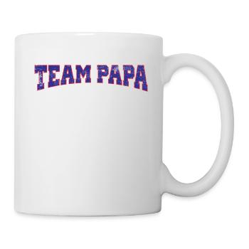 Team Papa Vatertag Geschenkidee - Tasse - Weiß - Rechts