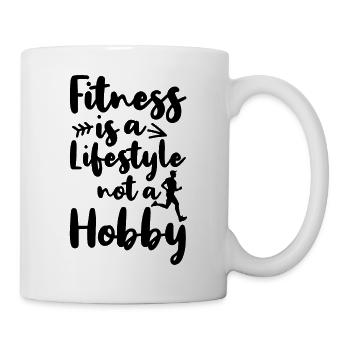 Sports de fitness - Mug blanc - blanc - Droite