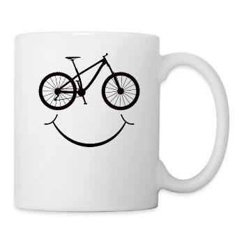 Bicycle Mountain Bike Two Wheel Bike Bicycle Gift - Mug - white - Right