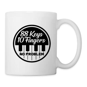 Piano - Tasse - Weiß - Rechts