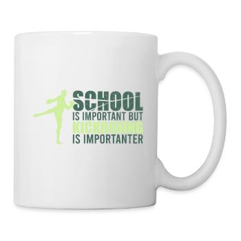 Kick Boxing is an importante - Mug - white - Right