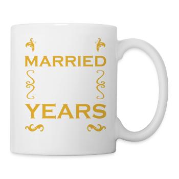 JUST MARIED Il y a 30 ans - Mariage depuis 30 ans - Chemise - Mug blanc - blanc - Droite