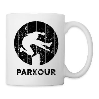 Parkour - Tasse - Weiß - Rechts