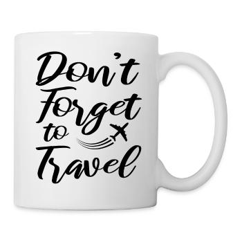 Travel - Tasse - Weiß - Rechts