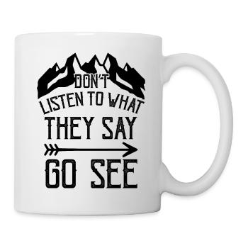 Travel - Tasse - Weiß - Rechts
