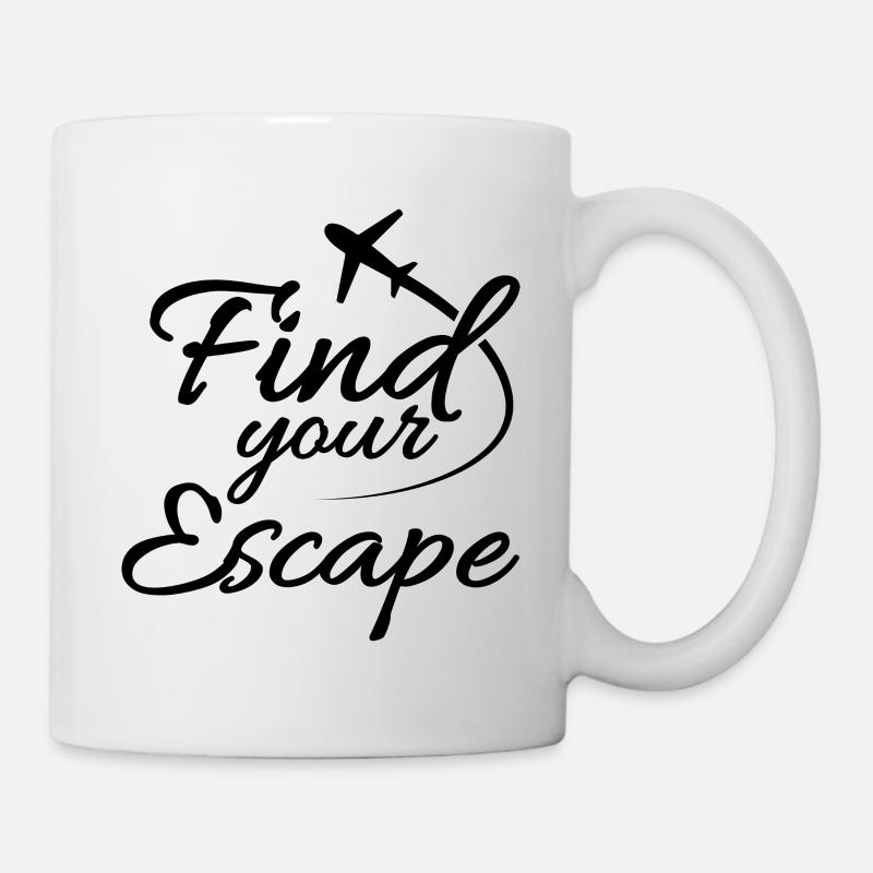 Travel - Tasse - Weiß