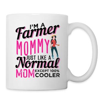 Farmer Mom - Tasse - Weiß - Rechts