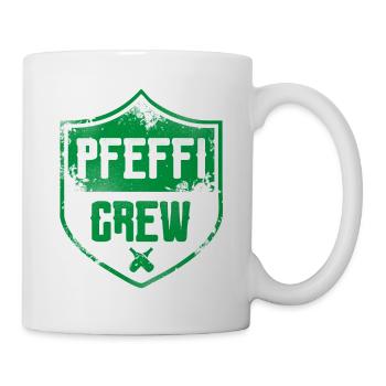 Pfeffi Crew - Pfefferminzschnaps - Tasse - Weiß - Rechts