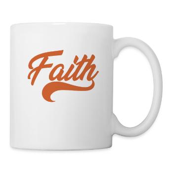 Glauben, Glaube - Christlich - Tasse - Weiß - Rechts