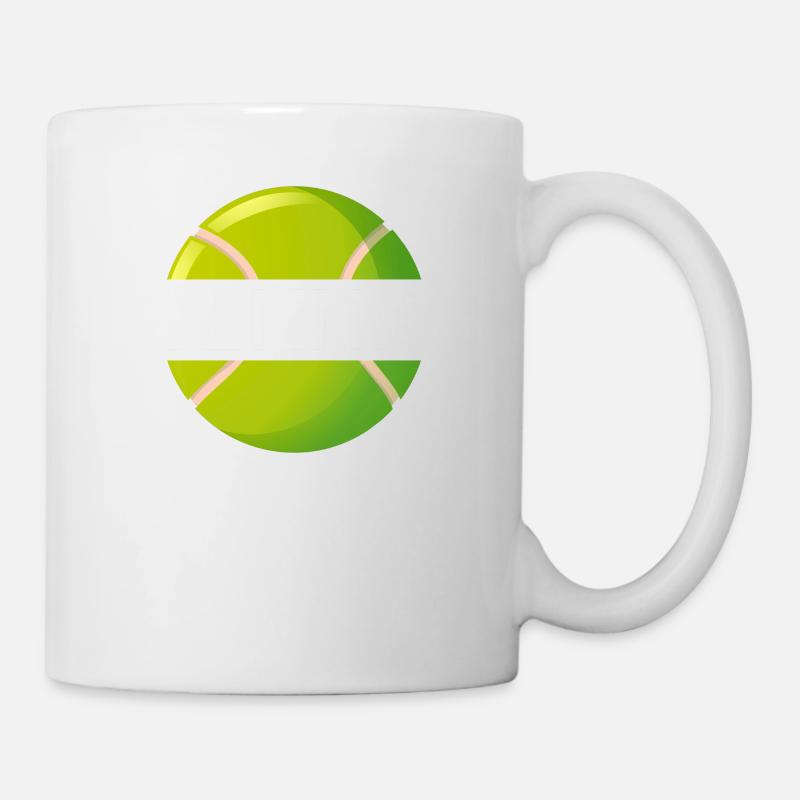 Balle de tennis - Mug blanc - blanc