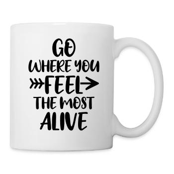 Travel - Tasse - Weiß - Rechts