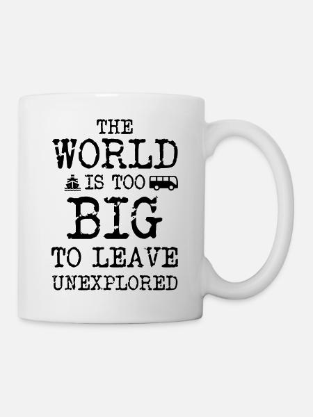 Travel - Tasse - Weiß