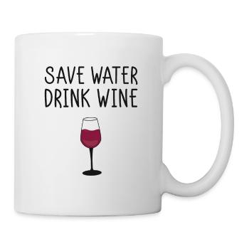 Wein - Tasse - Weiß - Rechts