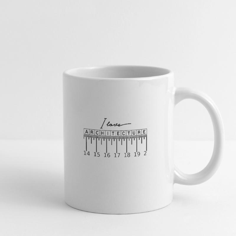 Architecte architecte architecte architecte Mug blanc