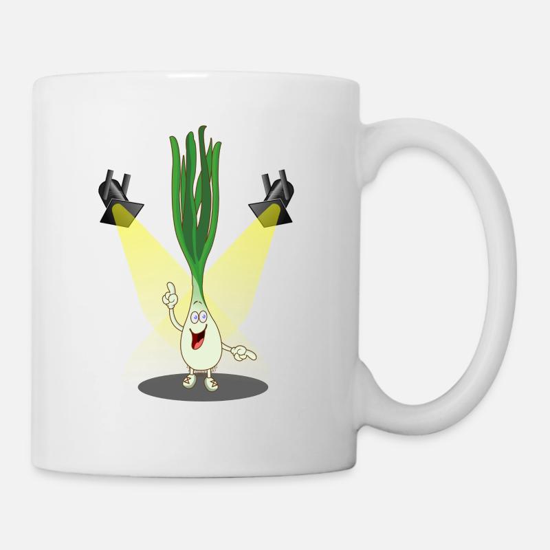 Poireau - Mug blanc - blanc