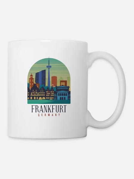 Frankfurt - Tasse - Weiß