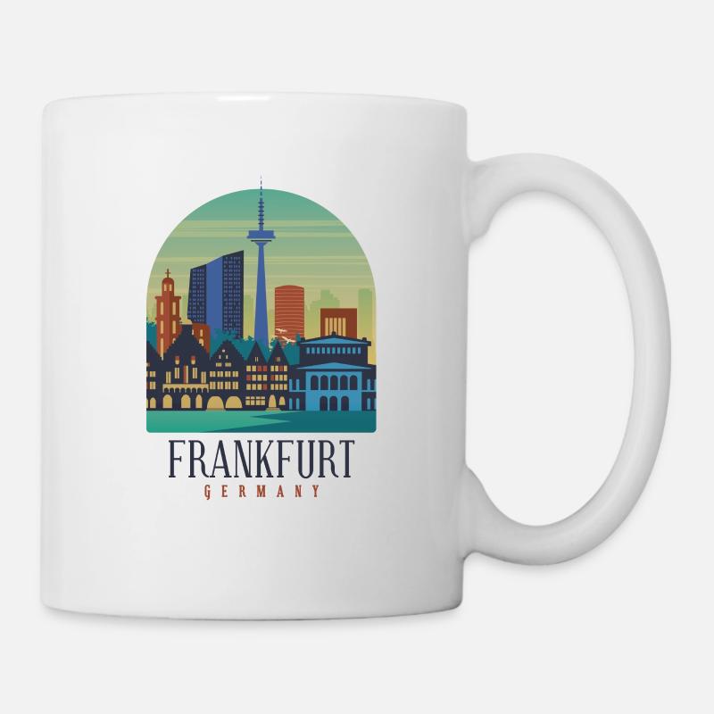 Frankfurt - Tasse - Weiß