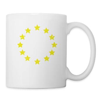 Europa Flagge EU Europäische Union Europa Sterne - Tasse - Weiß - Rechts