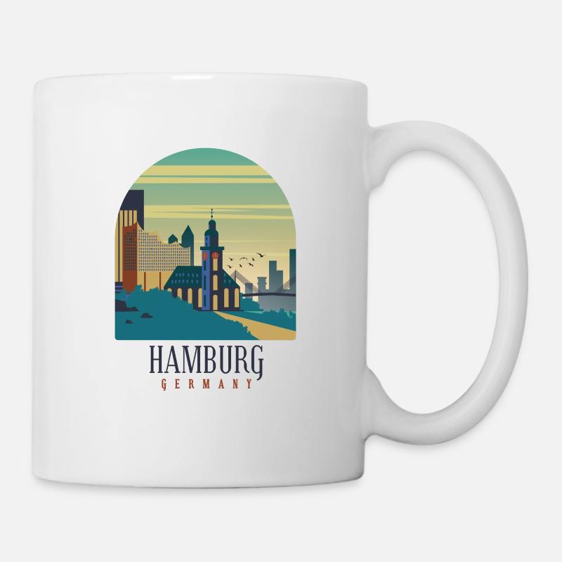 Hambourg - Mug blanc - blanc