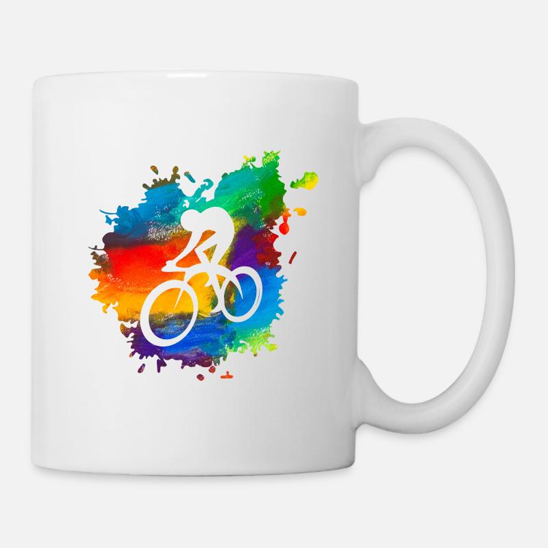 Vélo | Vélo de route | cyclisme - Mug blanc - blanc
