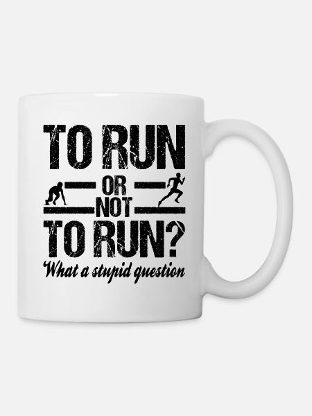 Running - Mug - white