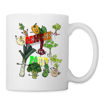 Fête des légumes - Mug blanc - blanc - Droite