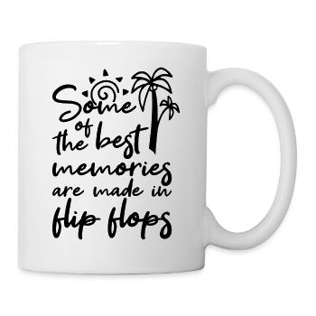 Sommer Strand - Tasse - Weiß - Rechts