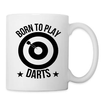 jeu de fléchettes - Mug blanc - blanc - Droite