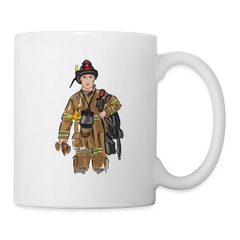 firefighter - Mug - white - Right