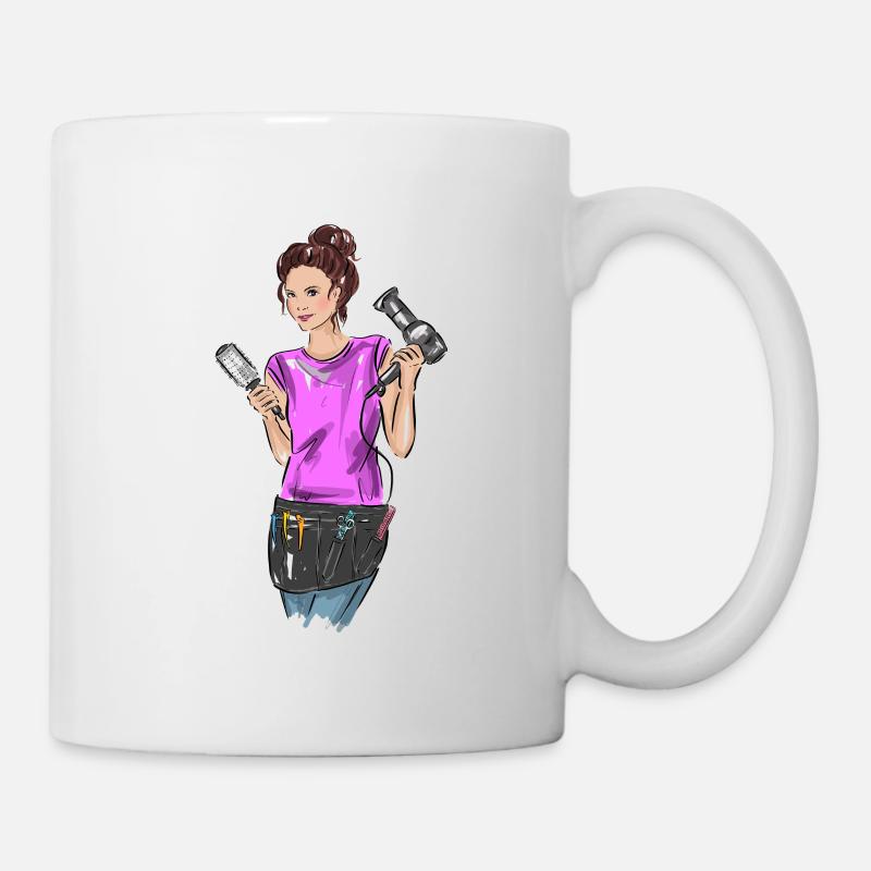 hair stylist - Mug - white