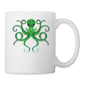 ruf des cthulhu Horror Lovecraft Legende Geschenk - Tasse - Weiß - Rechts