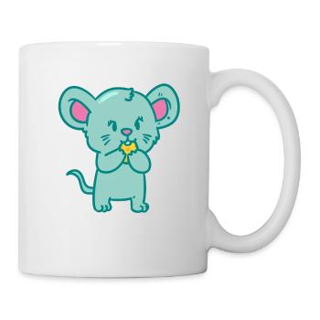 Nagetiere Maus Mäuse - Tasse - Weiß - Rechts