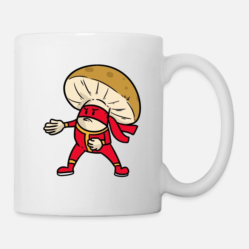 Champignon champignon champignon - Mug blanc - blanc